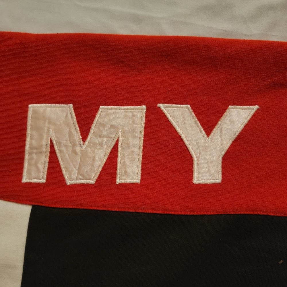 Adidas Men's RUN DMC Sweater - Red, Black, and White - Picture 13 of 16